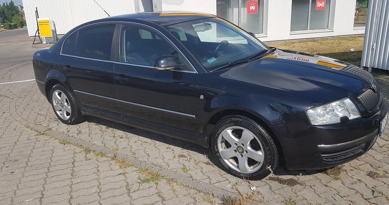Skoda Superb cena 13500 przebieg: 255600, rok produkcji 2007 z Bełchatów małe 106